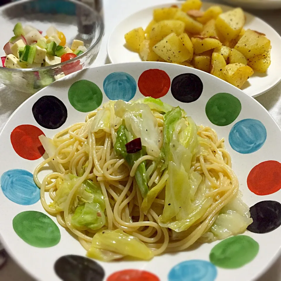 アンチョビとキャベツのパスタ|りんごっちさん