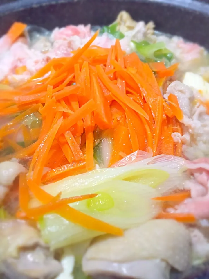 冷蔵庫✼野菜室の残り物鍋🍲!!!|eriさん