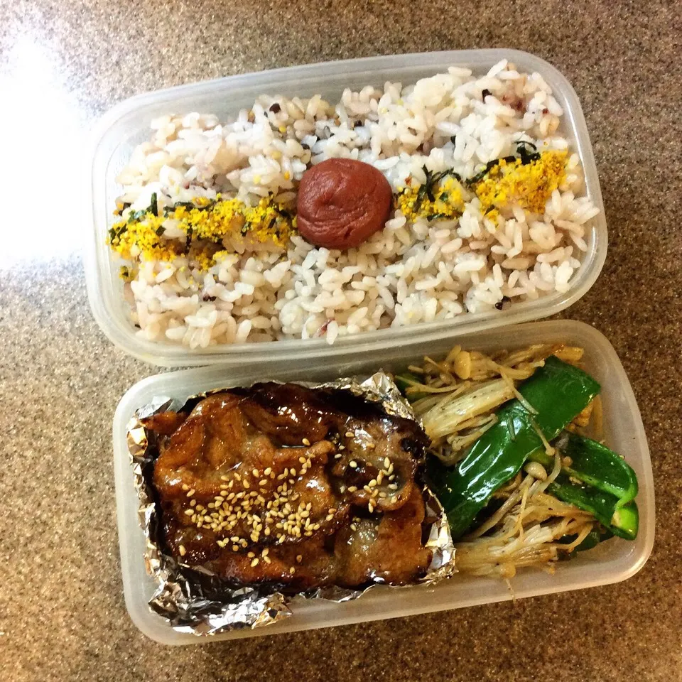 Snapdishの料理写真:ご飯1合弁当 2015.12.21|キラ姫さん