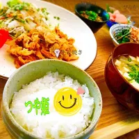 Snapdishの料理写真:和食デス✧⁺⸜(●˙▾˙●)⸝⁺✧|青りんごさん