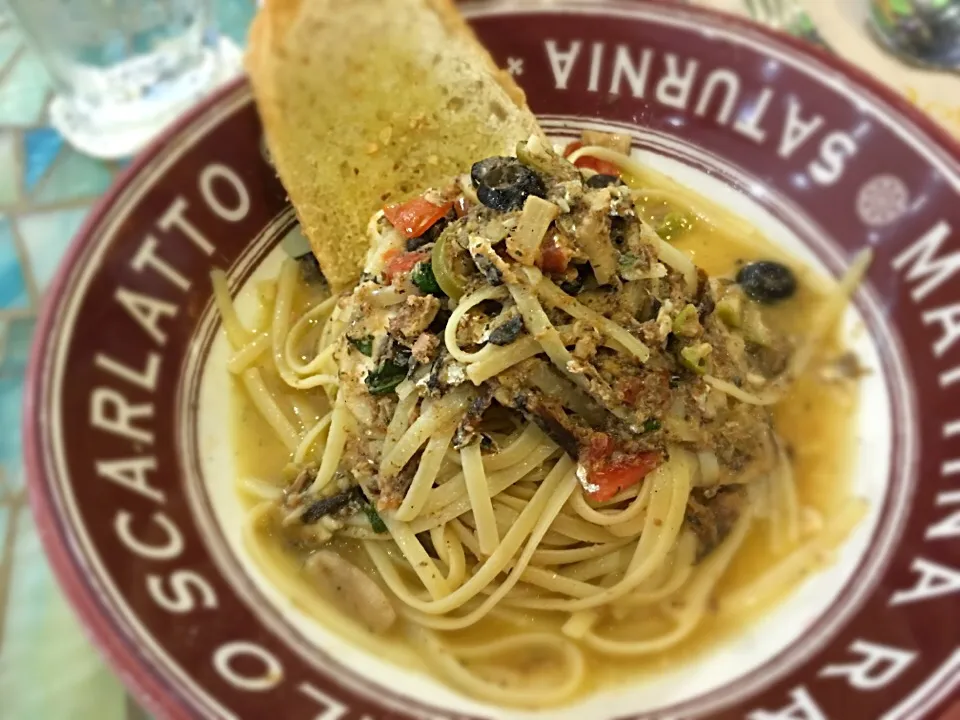 Spanish Sardines & Olives Pasta|Kamekawaさん