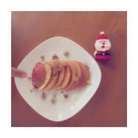 Snapdishの料理写真:やきりんご 。|食堂かすみそうさん