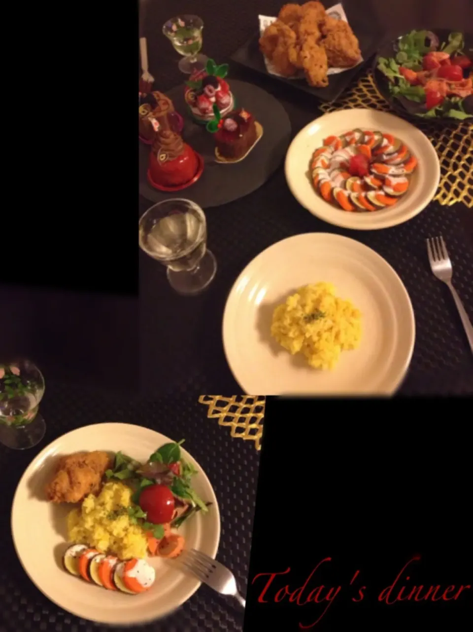 21 décembre 2015 pour manger un dîner de famille 🍴✨🎄|K.Sさん