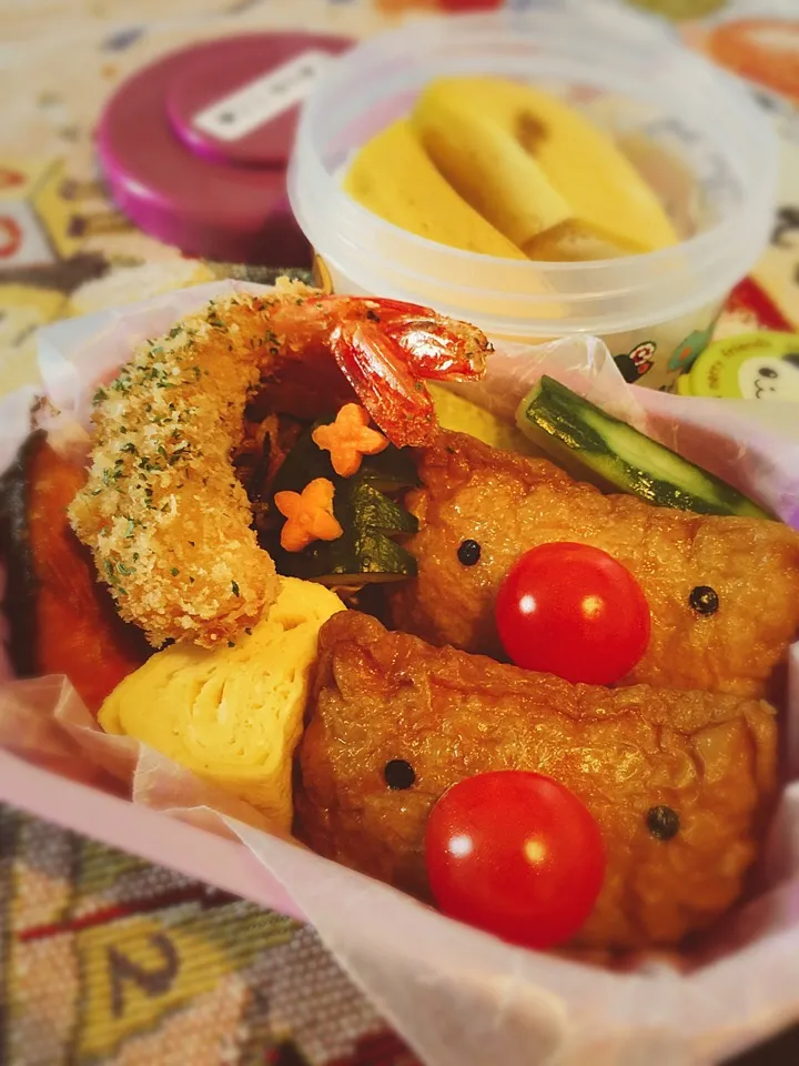 Snapdishの料理写真:今期最後の娘の幼稚園弁当😋|Miri Orinoさん