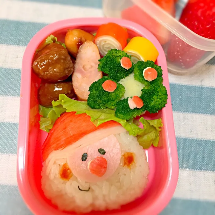 2学期最後の幼稚園弁当
今日は終業式ヽ(・∀・)ﾉ|みあとのさん