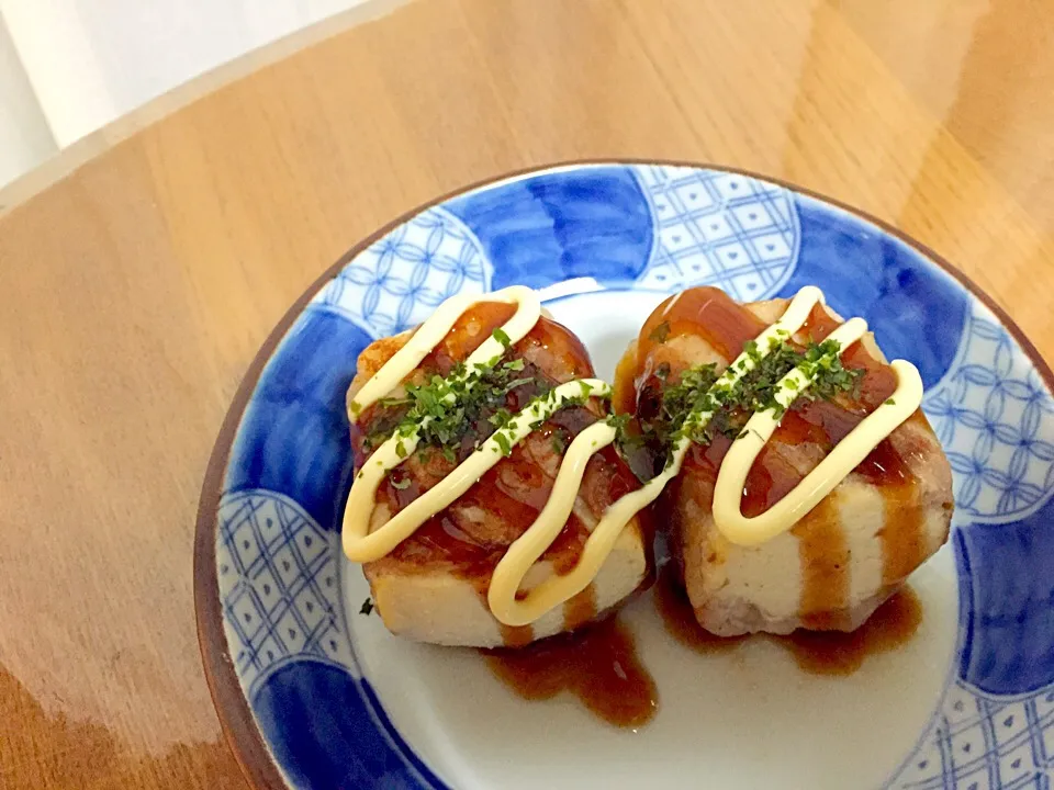 いよこ🍻さんの料理 豚肉マッキーˉ̞̭ ( ›◡ु‹ ) ˄̻ ̊今晩は、木綿豆腐〜気分はオタフクさん|なちこさん