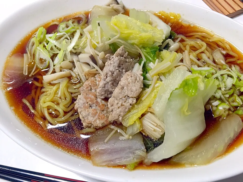 自然農場 風天さんの野菜を干して
デトックススープの札幌醤油ラーメン|Hiroo  Higuchiさん