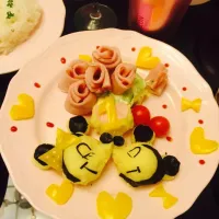 Snapdishの料理写真:結婚1年記念日💕|ふにゃんさん