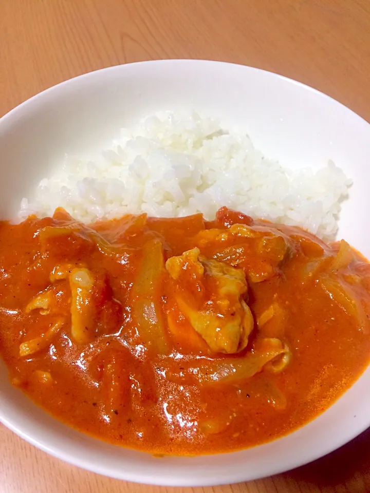 子供 チキン トマトクリーム煮込み|ちゃこさん