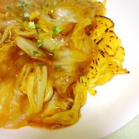 具は白菜のみσ^_^;あんかけ焼きそば