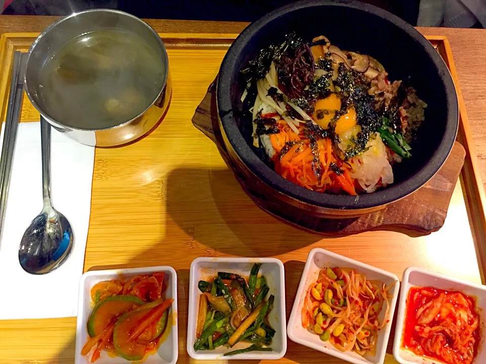 Bibimbob served in a stone pot|Sky Blueさん