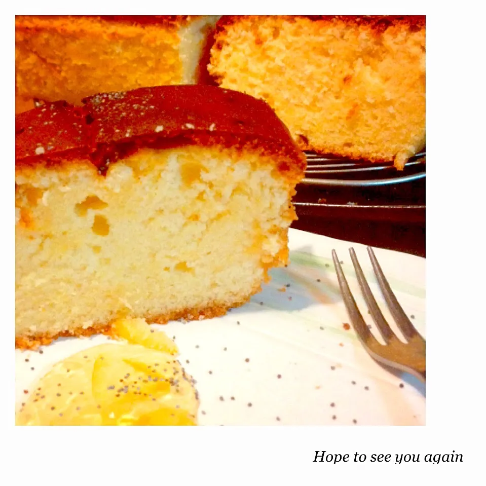 Homemade Vanilla & Orange Light Sponge Cake|Emanuel Hayashiさん