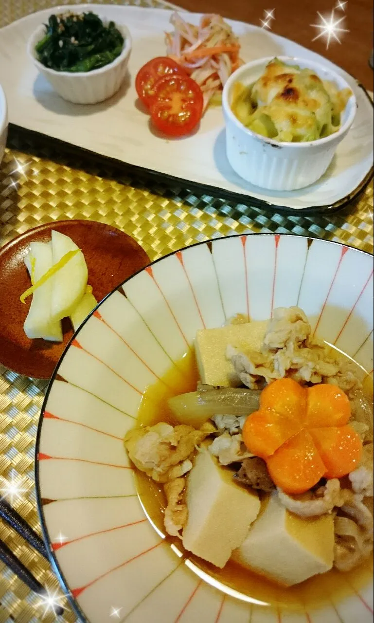 Snapdishの料理写真:晩ごはん🎵  2015.12.23|Naoさん