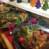 クリスマスパーティー料理|花＊花さん