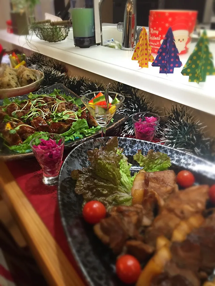 クリスマスパーティー料理|花＊花さん