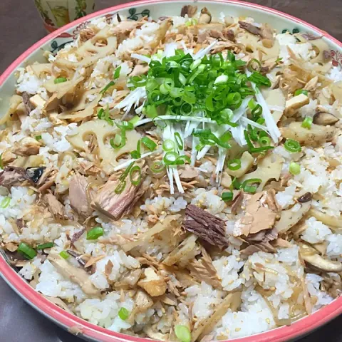 「ハーブの恵み」を使ってみたSnapdishの料理・レシピ写真:tachiさんの料理 鰹の生利節と生姜たっぷり鶏そぼろの混ぜごはん ！