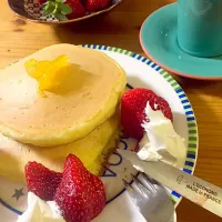 Snapdishの料理写真:パンケーキ🍓|メロンさん