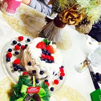 Snapdishの料理写真:クリスマスケーキ②|hadanさん