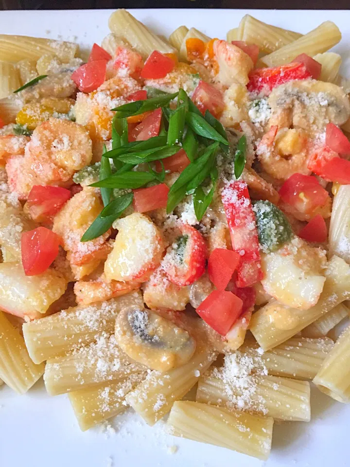 Seafood n Pepper Pasta|Chef Ampさん