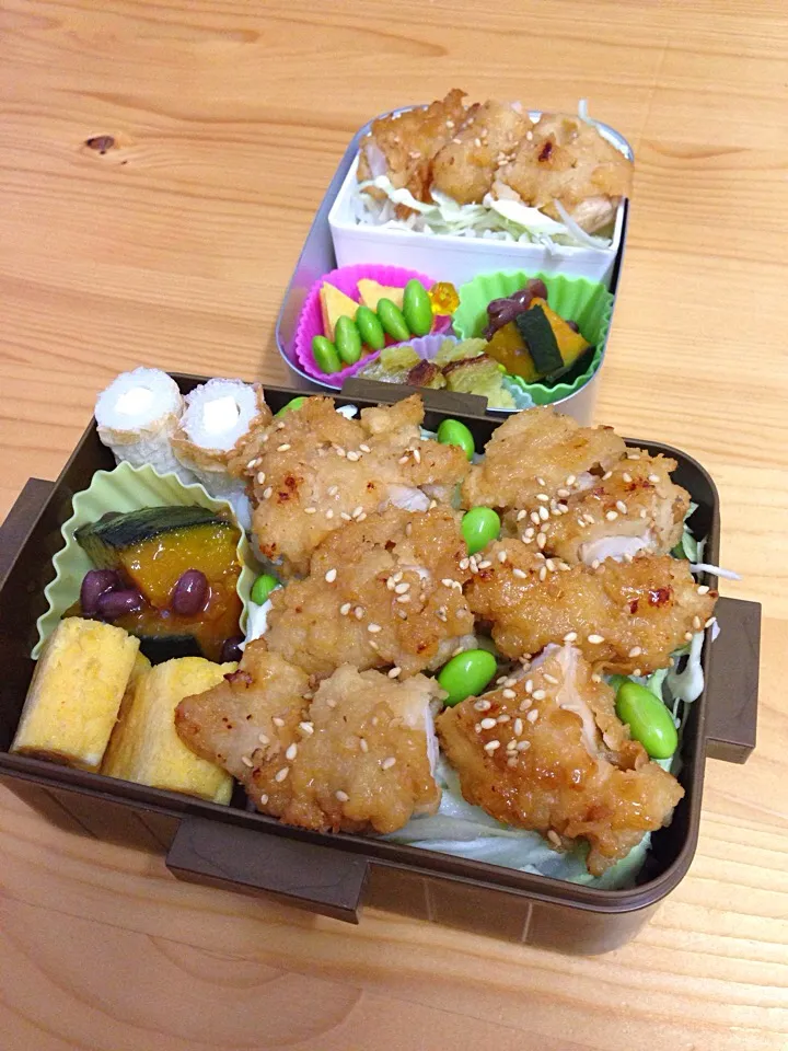 Snapdishの料理写真:12.24チキン弁当|まゆさん