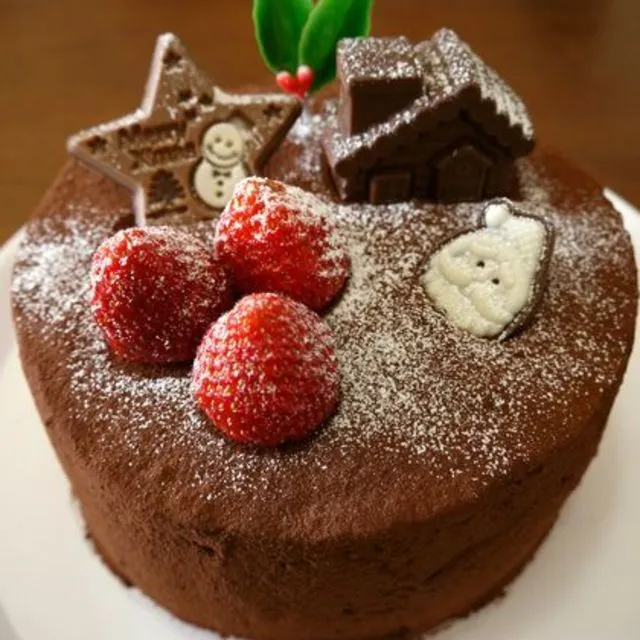 bvividさんの苺と生チョコクリームのクリスマスケーキ #レシピブログ #RecipeBlog|レシピブログさん