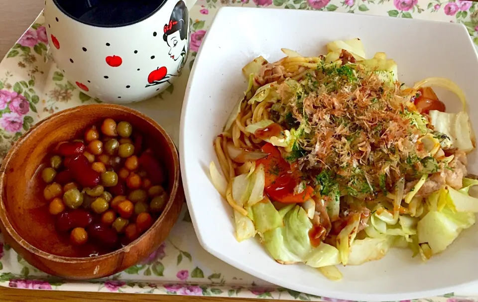 野菜野菜焼きそば|冷え性さん