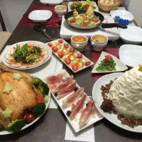 Snapdishの料理写真:家族でクリスマスパーティー☆彡|KUMIKOさん