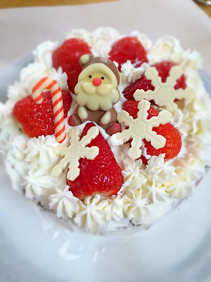 こどもと手作りクリスマスケーキ|かれんさん