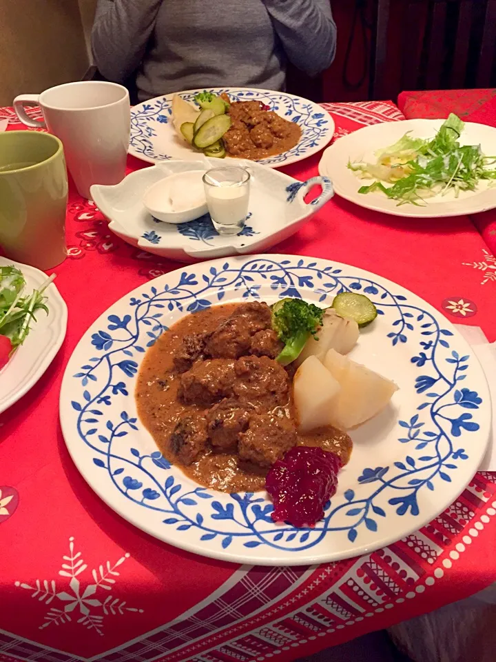 Swedish meatball Christmas lunch|Kumigarさん