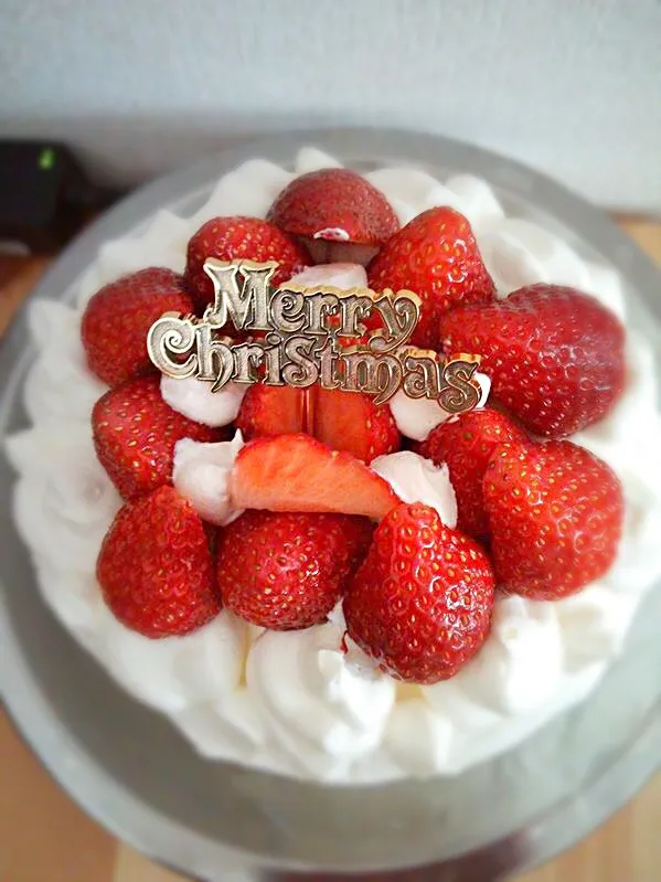 クリスマス ケーキ⭐︎
#クリスマスケーキ #パーティー #手作り #ケーキ #cake #크리스마스 #Christmas #yummy #|아 즈 ♡さん