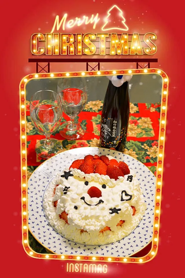 Snapdishの料理写真:Santa Christmas Cake 🎅🏼🎅🏼🎅🏼|💖 ジジ 💖さん