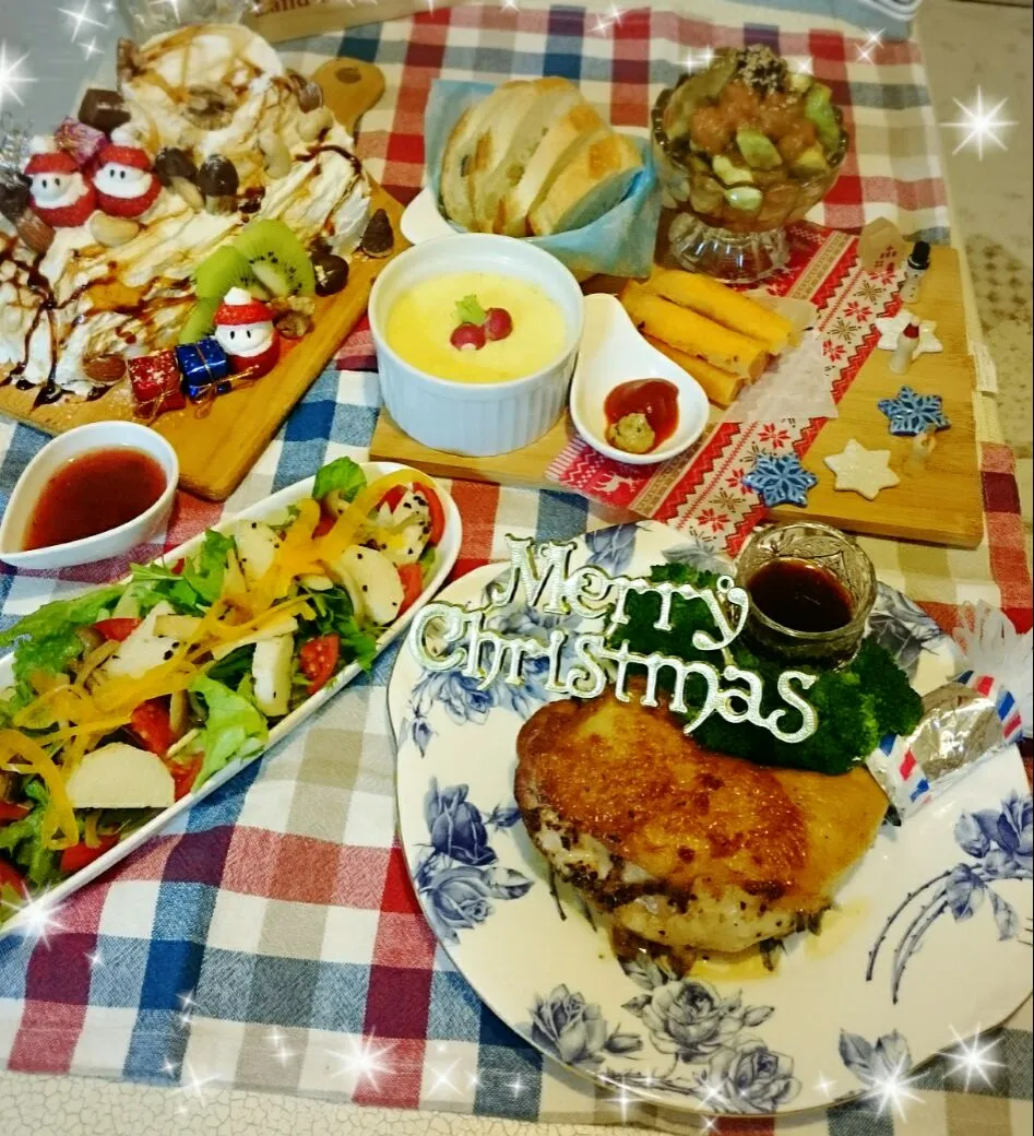 Snapdishの料理写真:クリスマスディナー(*´艸`*)|Naoさん