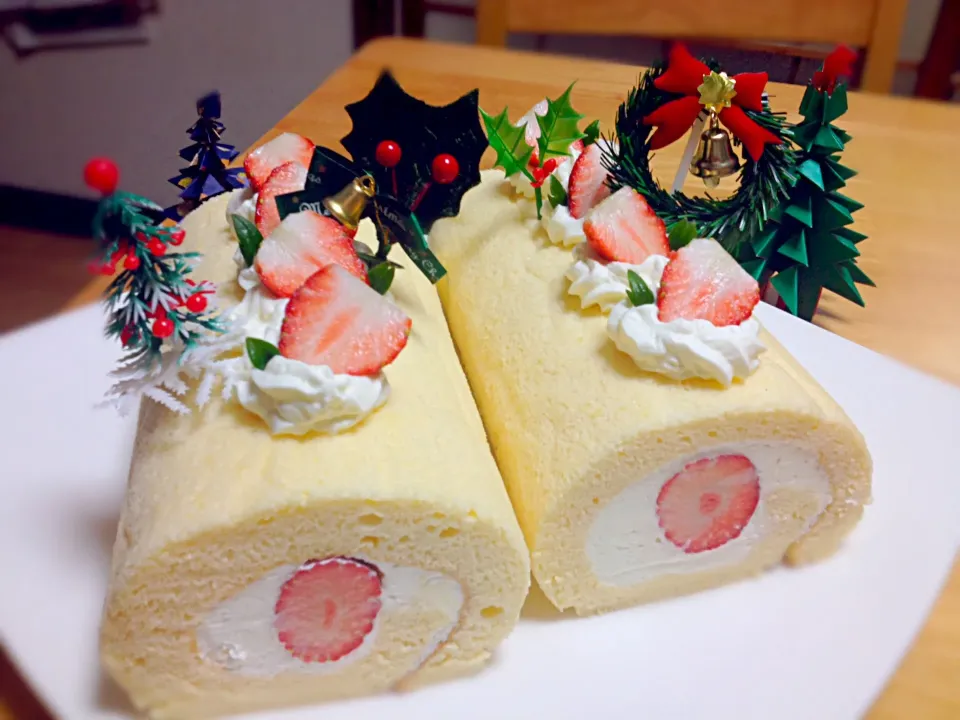 クリスマスロールケーキ|めぐみさん