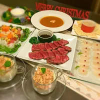 Snapdishの料理写真:クリスマスディナー🎄2015