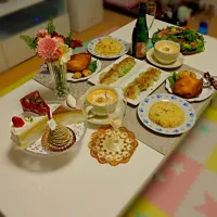 Snapdishの料理写真:X'mas☆dinner|MAAさん