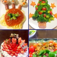 Snapdishの料理写真:クリスマス会料理|フリージアさん