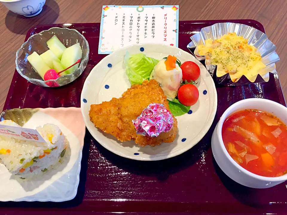 Snapdishの料理写真:職場のXmas昼食♡利用者様用です♪|みほままこさん