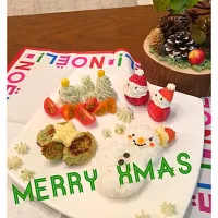 Snapdishの料理写真:xmas dinner for my 1 year old son|Natsuhaさん