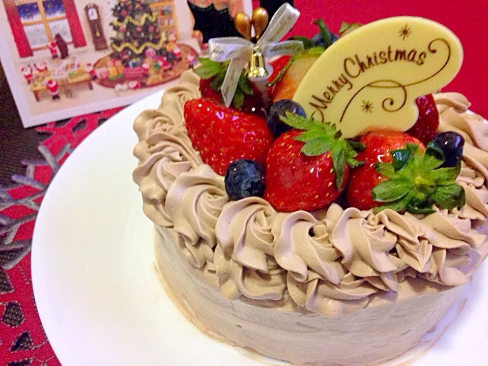 christmas cake 2015🎅🌲I MADE IT!!!|Rasayi723さん