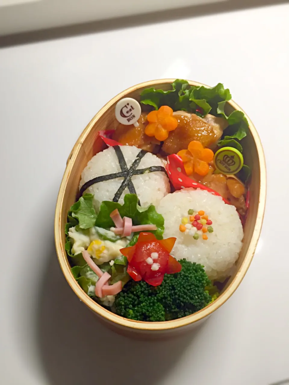 Snapdishの料理写真:塾弁(2015.12.25)|akkoさん