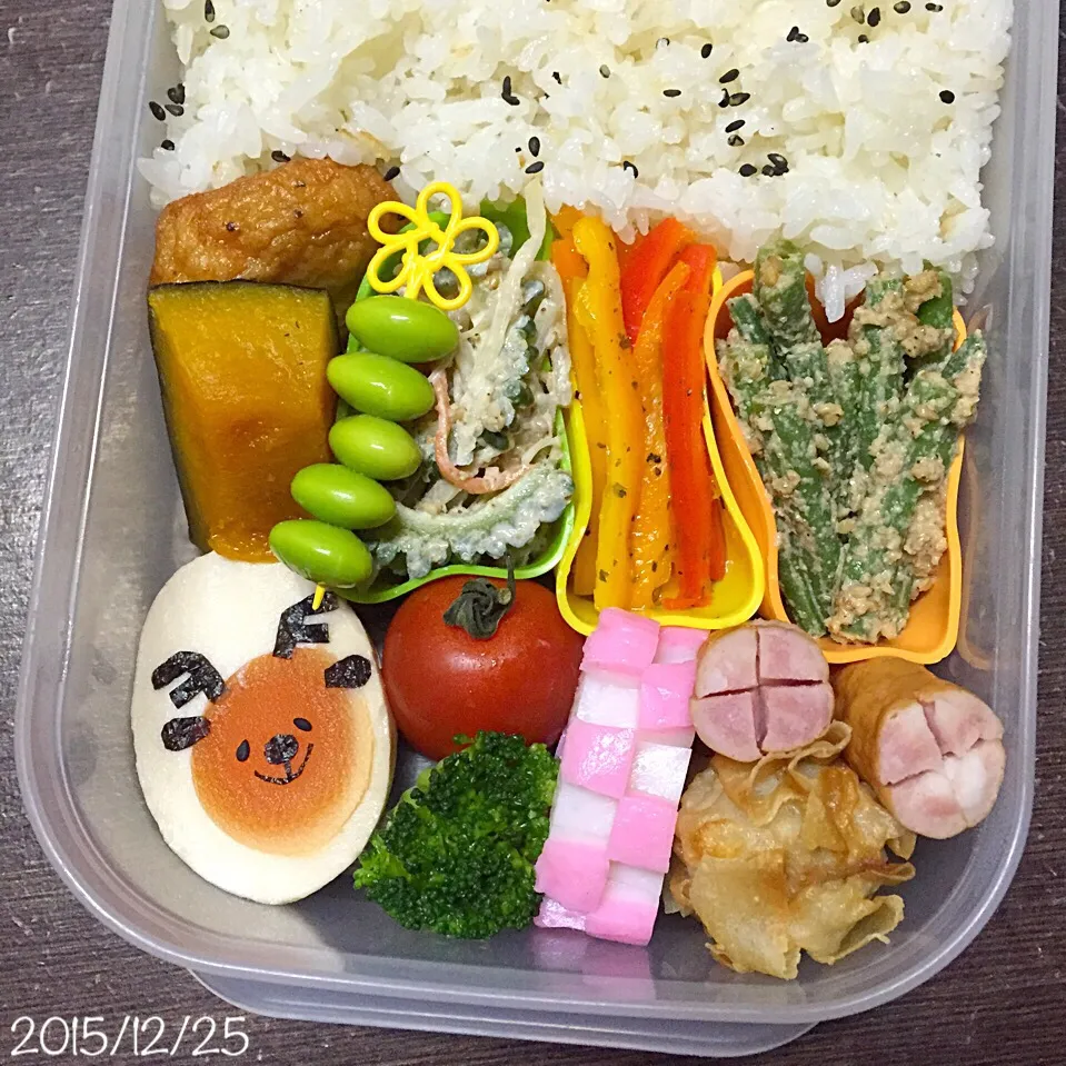 12/25お弁当⚘ᗾᐝ|ふくろう女子さん