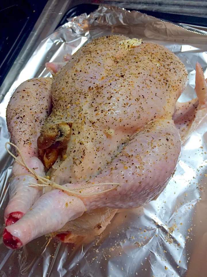 Snapdishの料理写真:Xmas roast chicken|Nigelさん