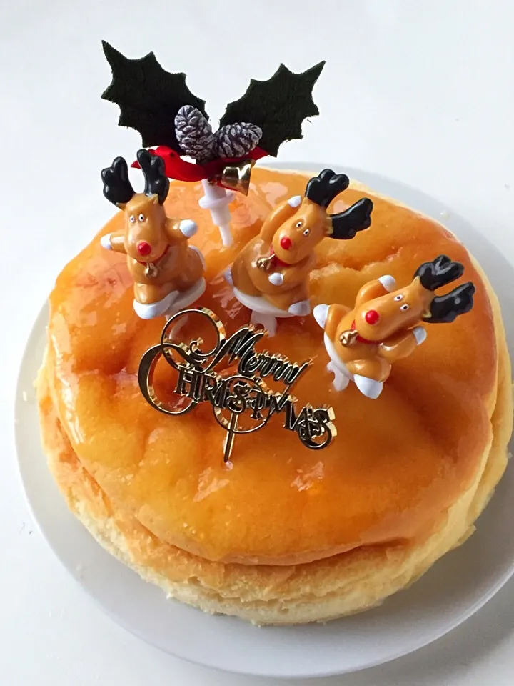 クリスマススフレチーズケーキ|Rinco*さん