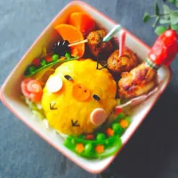 Snapdishの料理写真:置きランチ  今日は終業式🎒