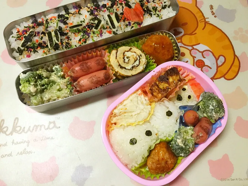 Snapdishの料理写真:彼末っ子のお弁当。|yukirinさん