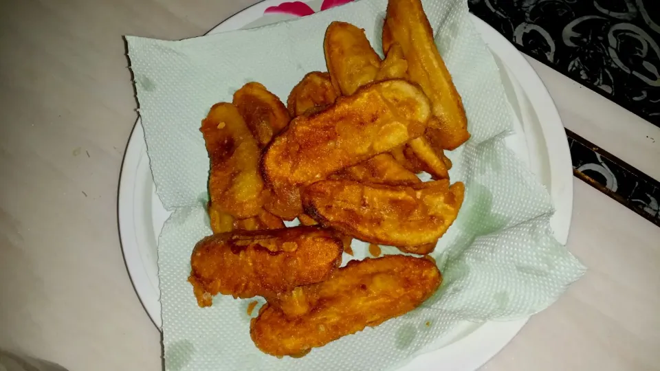 Snapdishの料理写真:pisang goreng siap|mak long umieさん