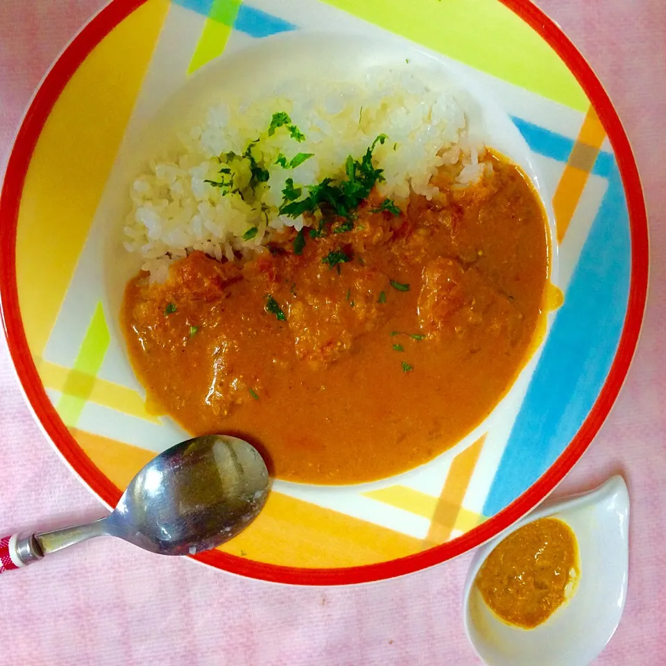 超簡単！ヘルシーなバターチキンカレー（漬け込み不要）【鍋ひとつで】 | レシピブログ|ナタママさん