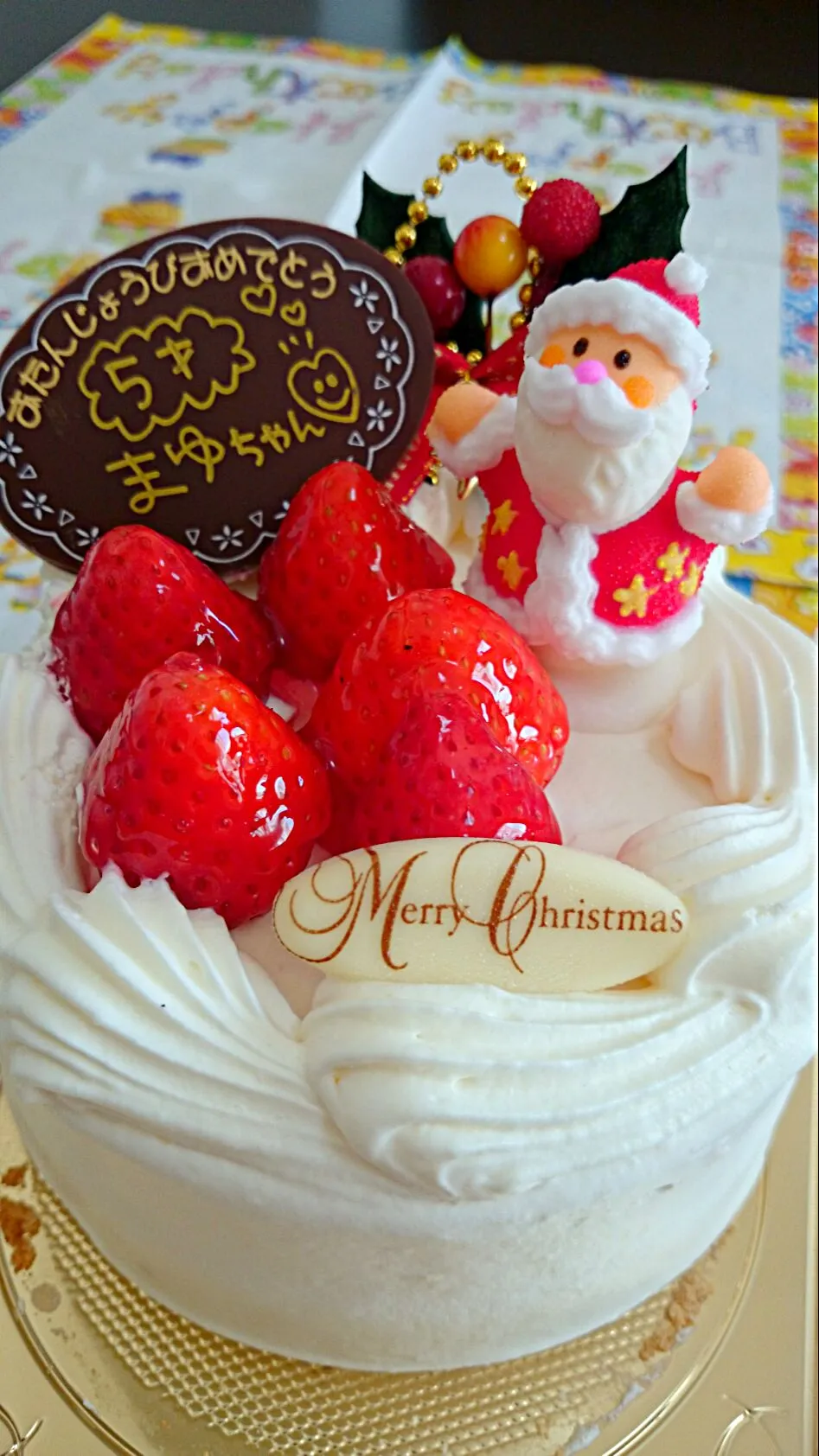 クリスマスにお誕生日ケーキ♡♡|ゆきりん。さん