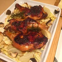 Snapdishの料理写真:roast chicken|Miho Matsukiさん