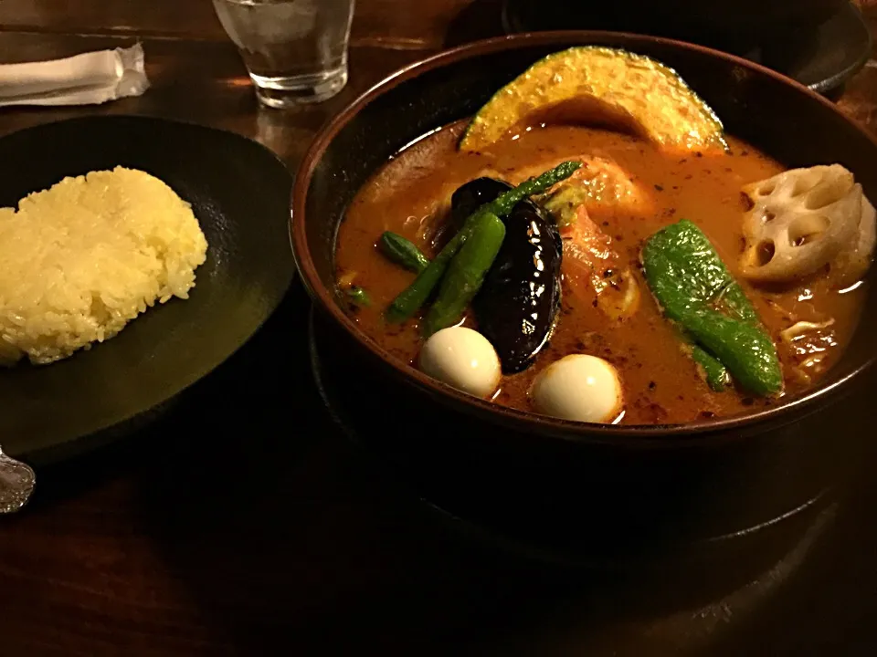 ラマイのチキンスープカレー*\(^o^)/*この味、たまんない❤️|えりちゃんさん